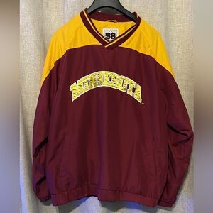 Minnesota Maroon and Yellow Windbreaker